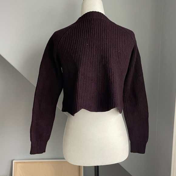 Wilfred cropped thick knit sweater - Picture 3 of 4